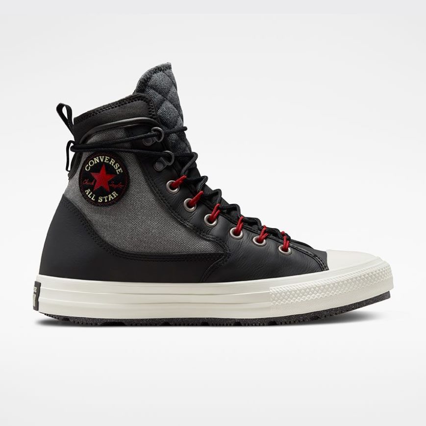 Botas de Invierno Converse Chuck Taylor All Star All Terrain Altas Mujer Gris Negras | PE 52L84E